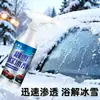 Agente para Derretir Nieve y Deshielo, Agente Deshielante para Cristales de Automóvil, Agente Descongelante y para Eliminar Hielo de Refrigerador, Anticongelante de Rápido Deshielo para Parabrisas
