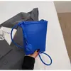 Bolsa para Celular Pebbled Estilo Estrangeiro Cor Doce 2025 Nova Verão Mini Bolsa Pequena Bolsa de Caminhada Bolsa de Ombro Único Transversal