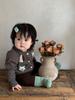 Cardigã Tricotado de Primavera e Outono para Bebê Meninas Suéter Estilo Outono Roupa Casaco Versátil Fashionável para Menininha Elegante