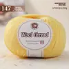 Hilo de lana mezclada, hilo de grosor medio para tejer a mano, hilo 212 para bufandas, suéteres y pantuflas de tejido DIY