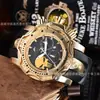 Comércio Exterior 2021 Masculino Invicta Mostrador Grande Europeu e Americano Quartzo Masculino Pulseira de Silicone