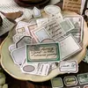 Pegatina Estilo Vintage con Borde de Textura Antigua para Decoración Hecha a Mano Guka DIY