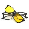 Nuevas gafas de sol polarizadas autocebantes magnéticas TR90, montura de espejo para miopía para hombre y mujer, se pueden equipar con el número de graduación