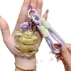 Perro Pudding de Oro Puro 999 Llavero Bolsa Lanyard para Teléfono Regalo Promocional Colgante Decoración al por Mayor