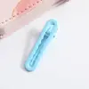 Pinza para el Cabello con Diseño Lateral Ondulado, Pinza Metálica Hueca de Color Caramelo de Alta Gama, Pinza para Flequillo, Accesorio para el Cabello de Pato, Adorno Lindo para el Cabello