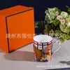 Plato Exquisito de Porcelana de Hueso Europeo para Filete Alfombrilla Cuadros de Tela para Sala de Estar Taza de Agua Taza Juego de Té para Cena de Banquete