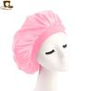 Fornecimento de comércio eletrônico transfronteiriço cúpula de seda artificial nightcap de abas largas faixa de cabelo quimioterapia chapéu SILKY BONNET CAP