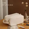 Estuche de maquillaje retro elegante de alta gama transfronterizo, gran capacidad, compartimentos múltiples, PU impermeable, kit de maquillaje portátil