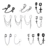 2020 Nuevo Suministro Directo de Fábrica Pendientes con Borlas Pendientes Distintivos Pendientes de Moda Coreana Pinza para Oreja Falsa Larga