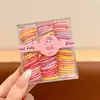 Diadema Marrón para el Pulgar para Niñas Pequeñas, Alta Elasticidad y Sin Daño al Cabello, Goma para el Cabello para Bebés y Niños Pequeños, Goma Elástica Pequeña Chirp