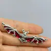 Acessórios para Joias DIY Liga de Zinco Dupla Pendurada Duplo Furo Grande Morcego Pingente Pingente Colar Brincos Pulseira Acessórios Material