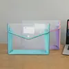 Bolsa Organizadora Colorida de Grande Capacidade Fc para Contrato de Escritório, Informações, Papéis de Teste de Estudante, Bolsa de Armazenamento Impermeável, Bolsa com Botão