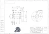 Montaje de Brida Articulada Flotante Tipo Brida Redonda Eje con Ranura para Anillo de Retención Pasador Voladizo 45# Núcleo de Eje WHE01
