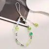 Pingente de urso branco em formato de sino fofo para celulares, chaveiro de câmera CCD, design de corrente adorável e novo, estilo único.