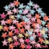 Cuentas de Color Interior Transparente Acrílico, Cuentas, Corazón Mariposa, Estrella de Cinco Puntas, Cuentas Sueltas de Forma Especial, Accesorios para Cadena de Teléfono Móvil DIY