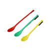 Set de plástico de tres piezas de cucharas, cuernos, cucharas de plástico, cucharas de plástico, cucharas de doble cabeza, cucharas para pesar, cucharas de plástico coloridas