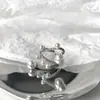 Anillo para Mujer Moda Coreana Elegante Personalizado Simple Multicapa Perla Metal Anillo ins Tendencia Apertura Ajustable