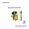 Protector de cable de datos acrílico 2D, previene la rotura, presenta diseños de animales de dibujos animados, cable de datos para teléfono Tipo-C, para ventas transfronterizas