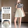 Shorts Estilo Ballet Feminino Verão Esportivo Casual Calças de Perna Larga Anti-luz e Cintura Alta Emagrecimento Plissado Minnie Hot Pants