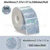 Papel Térmico Autoadhesivo de Gradiente Listo en Stock del Fabricante en Dorado, Plateado y Papel Térmico Láser Holográfico Colorido