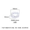 Nuevas Cuentas Espaciadoras Facetadas de Plata Esterlina S925 Oro Diamante DIY Pulsera de Cristal Pulsera Material Accesorios de Plata