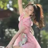 Cola de caballo falsa Cascada Cola de caballo alta Cabello sintético para mujer Clip en Rizo de nube Cola de caballo de fuente esponjosa Peluca