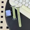 Hebilla de Correa para Apple S12S10S987654Se Watch con Textura de Cuero Granulado y Correa de Muñeca Sencilla