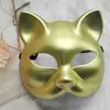 Máscara Estilo Gato Meio Rosto Tendência Nacional, Máscara Facial para Homens, Mulheres e Crianças, Adereços para Festa Dança Performance, Princesa Anna