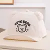 Chapéu de Verão Fino para Bebê com Aba Macia Exportação Estilo Coreano Secagem Rápida Proteção Solar Chapéu Super Fofo Urso Piscante Boné Infantil