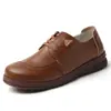 Zapatos de Invierno para Mujer, Zapatos de Madre, Zapatos Versátiles de Uso Diario para Mujer, Botines Cortos, Zapatos de Piel, Zapatos Pequeños de Piel Planos Antideslizantes sin Cordones, Zapatos de Moda para Mujer