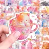 Compra directa transfronteriza de 50 lindas pegatinas con diseño de animales estilo acuarela para decoración de diario, impermeables y autoadhesivas