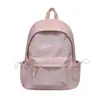 Mochila Pequeña Sencilla de Color Sólido Estilo Japonés, Mochila Escolar Ligera de Alto Valor para Estudiantes de Secundaria y Preparatoria, Versátil Bolso de Doble Hombro