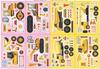 CM2305003 camión de ingeniería dibujos animados para niños rompecabezas interactivo padre-hijo cuenta de mano pegatina DIY