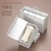 Copo de água de alta qualidade feito sob medida transfronteiriço com um design luxuoso e elegante, copo de café portátil para manter o frio, copo térmico de lírio-do-vale para viagens