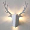 Lâmpada de parede moderna estilo nórdico com chifre de veado, luminária de cabeceira para quarto, luminária criativa para corredor, parede de fundo da sala de estar, fabricantes de luminárias