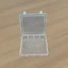 Caja de Almacenamiento de Plástico Transparente Rectangular Máscara Papelería PP Caja Vacía Herramienta de Ferretería Caja de Muestra Caja de Componentes Digitales
