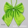 Vestido profissional feminino com gola de cor sólida e flor, estilo universitário japonês, estilo coreano, para estudantes, banco, hotel, estilo universitário, gravata borboleta, gola de flor