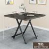 Mesa Plegable Mesa de Comedor Hogar Apartamento Pequeño Mesa Cuadrada Mesa de Comedor para 4 Personas Mesa Portátil para Puesto al Aire Libre Mesa y Sillas Dormitorio Jianhe Luz de Vela