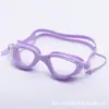 Óculos de natação para adultos com tampões de ouvido integrados de alta definição, óculos de natação unissex, equipamento de proteção para os olhos para mergulho e surf, em estoque do fabricante