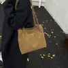Bolsa Tote Grande de Cruzamento de Fronteira para Novos Commuters Feminina Moda Retrô Textura Simples Casual Bolsa de Braço Bolsa de Ombro