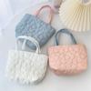 Bolsa de Almuerzo Acolchada Portátil de Color Contrastante Han Feng INS Bolsa de Almacenamiento para Snacks Bolsa Colgante para Cochecito de Bebé Bolsa para Mamá para Mujeres