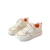 Zapatos para niña zapatilla 2024 Primavera y Otoño nuevos zapatos blancos para niños suela blanda zapatillas de correr para niñas zapatos de skate para estudiantes antideslizantes