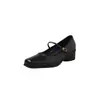 Zapatos Mary Jane de Piel de Oveja Lavables con Suela Silenciosa 2026 Otoño Tacón Medio Grueso Punta Cuadrada Piel Genuina con Hebilla Zapatos de Una Sola Pieza para Mujer