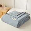 Colcha de Verano de Algodón Puro Lavable, Colcha para Aire Acondicionado, Colcha Refrescante de Verano, Colcha de Verano de Algodón Puro, Colcha Fina de Verano Lavable a Máquina