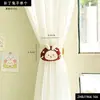 Amarra-cortina de pelúcia com colagem de tecido criativa para sala de estar e quarto, Itens de decoração de casa de nicho de alta qualidade