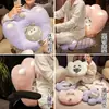 Pelúcia Coelho Carto Série Casa Almofada de Pelúcia Patas de Urso Almofada de Escritório Almofada de Sofá Boneca Fofa de Garra de Gato