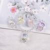 Colar com Pingente de Coelho de Plástico Preenchido com Óleo e Glitter Materiais Artesanais DIY Pingente com Contas Acessórios de Joias para Pulseira