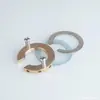 Accesorios para Grifo Fregadero de Cocina Lavabo Grifo de Agua Caliente y Fría Sujetadores de Grifo Cobre Acero Inoxidable Tuerca Antiaflojamiento Tapa de Fijación