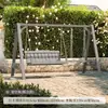 Columpio de Madera Resistente a la Corrosión de Moda para Patios Exteriores en Jardines Pequeños, Columpio Infantil de Madera Maciza para Balcones Interiores en Apartamentos Pequeños, Columpio Individual para Ocio en Casa