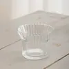 Taza de Café Colgante Estilo Japonés, Taza de Vidrio, Taza de Té Antiescaldado, Taza de Agua con Rayas Verticales Estilo Americano, Taza para Latte de Alta Estética para Uso Doméstico